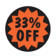 '33% Off' 2,000 Labels Fluorescent Labels